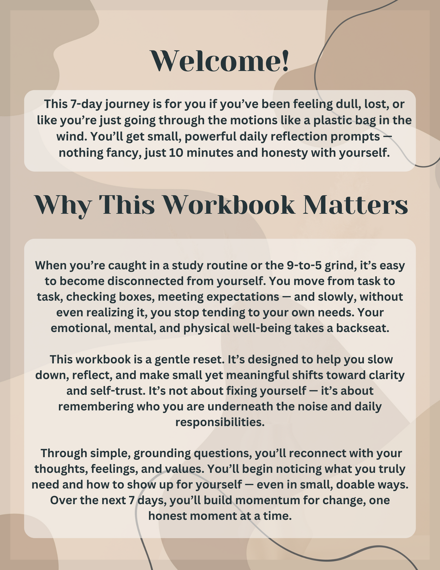 7-Day Reset Workbook